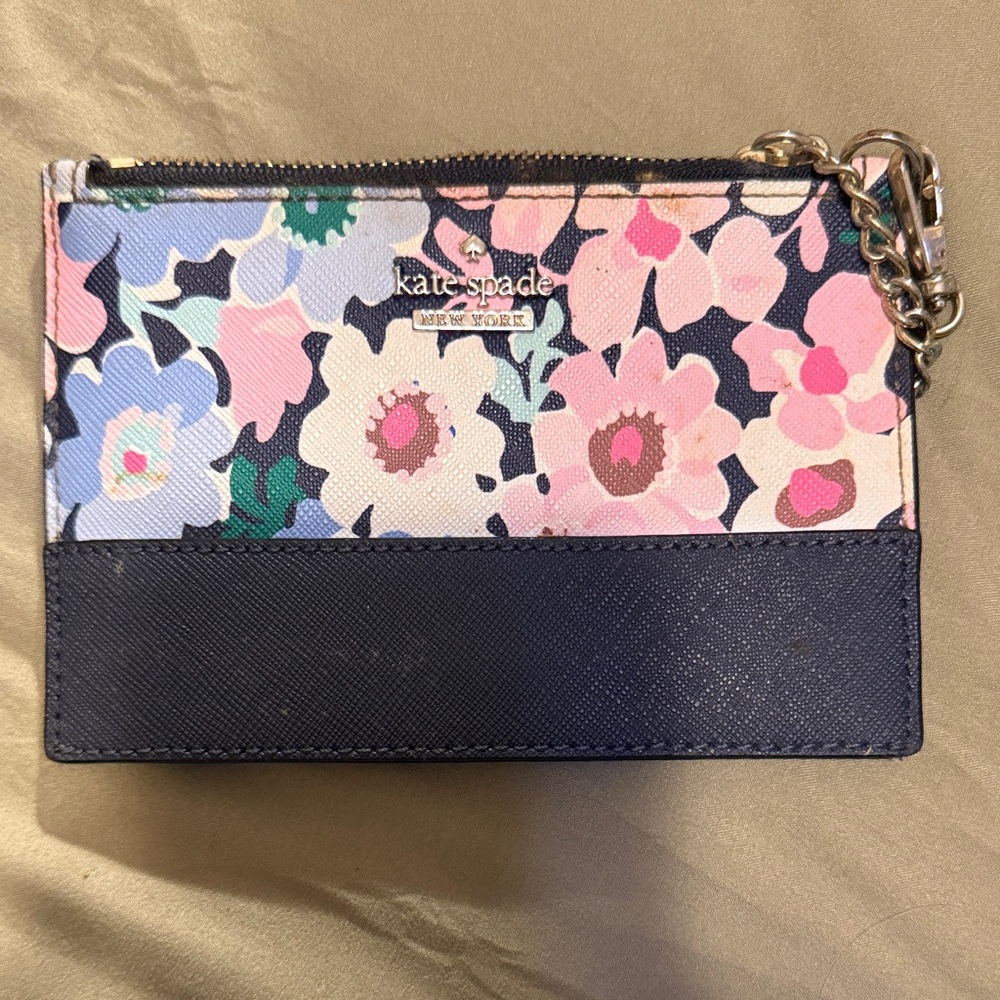 Kate Spade Multicolor Floral Pouch